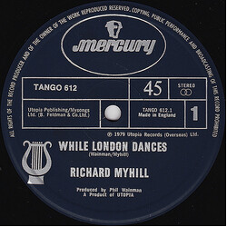Richard Myhill While London Dances VINYL 12" USED