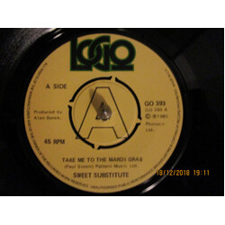 Sweet Substitute Take Me To The Mardi Gras USED VINYL 7INCH 45 RPM