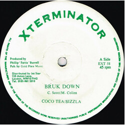 Cocoa Tea / Sizzla Bruk Down / Israel's King USED VINYL 12INCH 45 RPM
