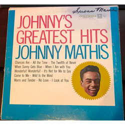 Johnny Mathis Johnny's Greatest Hits Vinyl LP USED