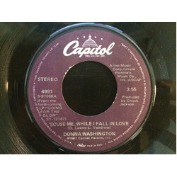 Donna Washington 'Scuse Me, While I Fall In Love VINYL 7" USED