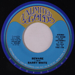 Barry White Beware VINYL 7" USED
