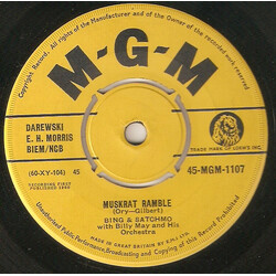 Bing Crosby / Satchmo (2) Muskrat Ramble / Dardanella USED VINYL 7INCH 45 RPM
