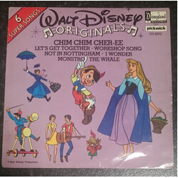 Various Walt Disney Originals 6 Super Songs USED VINYL 7INCH 45 RPM EP STEREO MONO