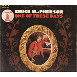 Bruce MacPherson One Of These Days Vinyl LP USED