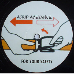 Acrid Abeyance For Your Safety USED VINYL 12INCH 33 S RPM