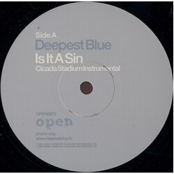 Deepest Blue Is It A Sin USED VINYL 12INCH PROMO
