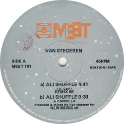 Friedrick Van Stegeren Ali Shuffle (Remix 89) USED VINYL 12INCH 45 RPM