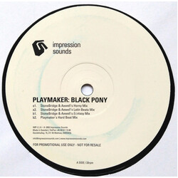 Playmaker Black Pony USED VINYL 12INCH PROMO 33 S RPM