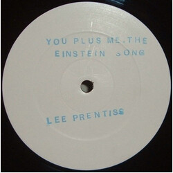 Lee Prentiss You Plus Me. The Einstein Song USED VINYL 12INCH WHITE LABEL