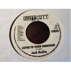 Jack Radics Listen To Your Heartbeat USED VINYL 7INCH SINGLE