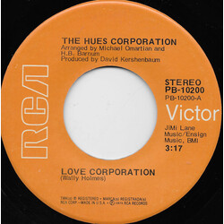 The Hues Corporation Love Corporation Vinyl 7" USED