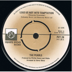 The Pearls Lead Us Not Into Temptation Vinyl 7" USED