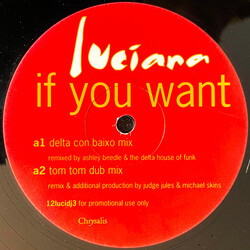 Luciana If You Want VINYL 12" USED