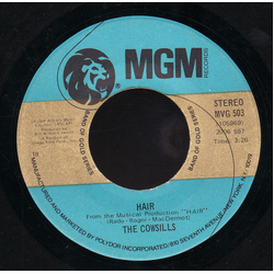 The Cowsills Hair / The Rain, The Park & Other Things Vinyl 7" USED