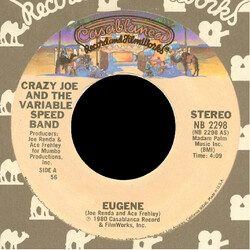 Joe Renda / The Variable Speed Band Eugene USED VINYL 7INCH 45 RPM SINGLE STYRENE STEREO