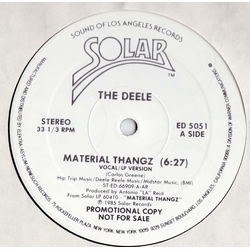 The Deele Material Thangz Vinyl 12" USED