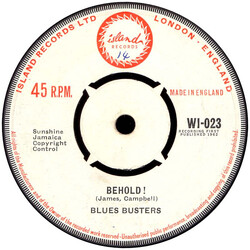 The Blues Busters Behold! / Oh! Baby USED VINYL 7INCH 45 RPM