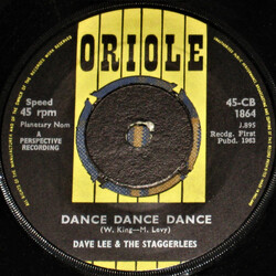 Dave Lee & The Staggerlees Dance Dance Dance USED VINYL 7INCH 45 RPM