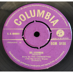 The Chordettes Mr. Sandman / I Don't Wanna See You Cryin' USED VINYL 7INCH 45 RPM SINGLE