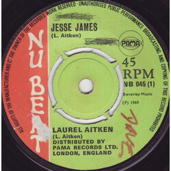 Laurel Aitken Jesse James VINYL 7" USED
