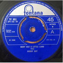 Buddy Guy Mary Had A Little Lamb USED VINYL 7INCH 45 RPM MONO