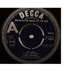 Gerry Lockran Hey Jude USED VINYL 7INCH 45 RPM SINGLE PROMO
