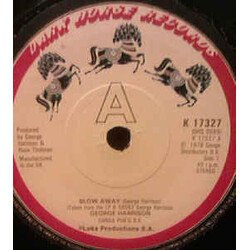 George Harrison Blow Away USED VINYL 7INCH 45 RPM SINGLE STEREO