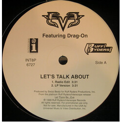 Eve (2) / Drag-On Let's Talk About USED VINYL 12INCH 33 S RPM PROMO