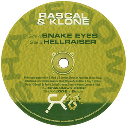 Rascal & Klone Snake Eyes / Hellraiser Vinyl 12" USED