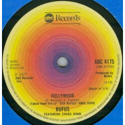 Rufus & Chaka Khan Hollywood / Earth Song VINYL 12" USED