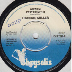 Frankie Miller When I'm Away From You USED VINYL 7INCH 45 RPM SINGLE