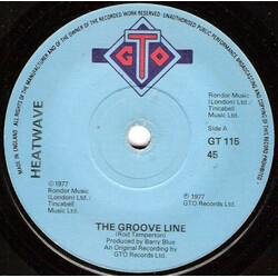 Heatwave The Groove Line USED VINYL 7INCH 45 RPM SINGLE