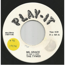 The Tymes / Bob Collins And The Fabulous Five Ms. Grace / Inventory On Heartaches Vinyl 7" USED