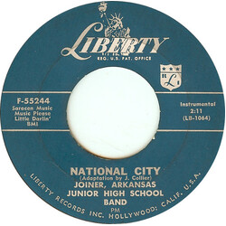 Joiner, Arkansas Junior High School Band National City USED VINYL 7INCH 45 RPM SINGLE STYRENE