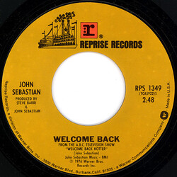John Sebastian Welcome Back / Warm Baby USED VINYL 7INCH 45 RPM SINGLE STYRENE