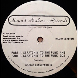 Doctor Funnkenstein Scratchin' To The Funk USED VINYL 12INCH 33 S RPM PROMO