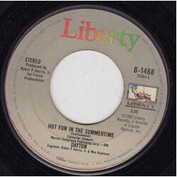 Dayton Hot Fun In The Summertime USED VINYL 7INCH 45 RPM