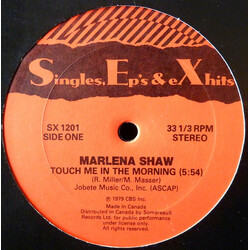 Marlena Shaw / Angela Clemmons Touch Me In The Morning / Give Me Just A Little More Time USED VINYL 12INCH 33 S RPM