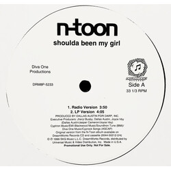 N-Toon Shoulda Been My Girl VINYL 12" USED