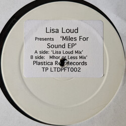 Lisa Loud Miles For Sound EP USED VINYL 12INCH EP WHITE LABEL
