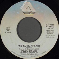 Paul Davis (3) '65 Love Affair / We're Still Together USED VINYL 7INCH 45 RPM STYRENE STEREO