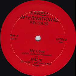Malik (3) My Love USED VINYL 12INCH 45 RPM