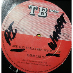 Thriller U / Al Dallas Are You Really Ready For Love / I've Got To Change USED VINYL 12INCH