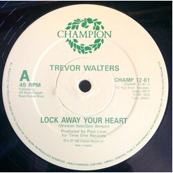 Trevor Walters Lock Away Your Heart USED VINYL 12INCH 45 RPM
