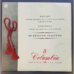 Wolfgang Amadeus Mozart / Franz Schubert / Quartetto Italiano String Quartet No. 17 In B Flat Major ("Hunt") K.458 / String Quartet No. 2 In C Major V