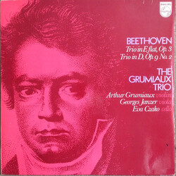 Ludwig van Beethoven / Grumiaux Trio Trio In E Flat, Op. 3 / Trio In D, Op. 9 No. 2 Vinyl LP USED