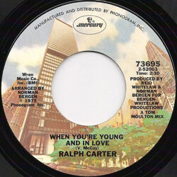Ralph Carter When You're Young And In Love USED VINYL 7INCH 45 RPM SINGLE STYRENE STEREO
