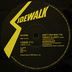 Gonzalez Ain't No Way To Treat A Lady USED VINYL 12INCH 45 RPM