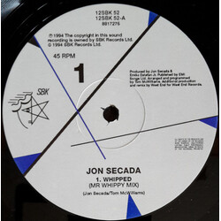 Jon Secada Whipped USED VINYL 12INCH